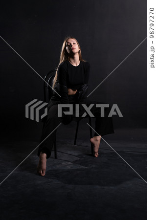 traditional girl studio black female ballerina woman flexibility artist ballet dance dancer traditional girl studio black female ballerina woman flexibility artist ballet dance dancer 98797270