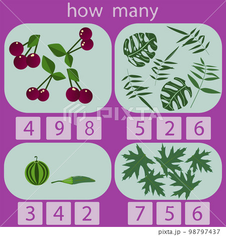 count how many items in the pictures 98797437