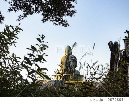 秋の犬山の景色 新生大仏の背中 秋の犬山の景色 新生大仏の背中 98798054