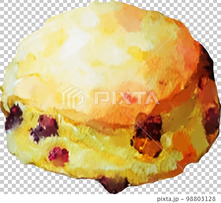 スコーン　水彩風イラスト 98803128