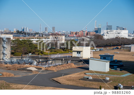 大久保浄水場付近の風景　新都心方面　さいたま市 98803260