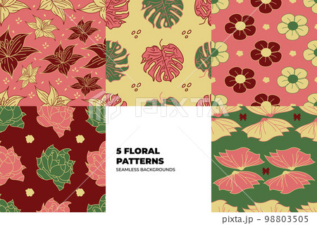 Botanical Fabric Design Set Botanical Fabric Design Set 98803505