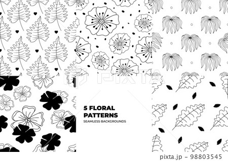 Flower Background Set 98803545