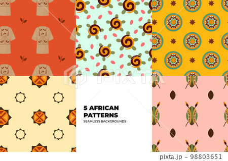 African Pattern Set 98803651