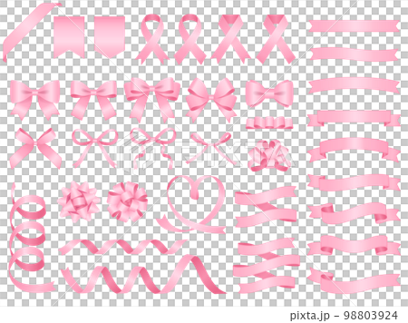 Ribbon treatment set_pink 98803924