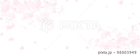 ぼんやりふんわりとした桜のイメージ 98803949