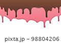 横にリピートできる流れるピンクの液体1c 98804206