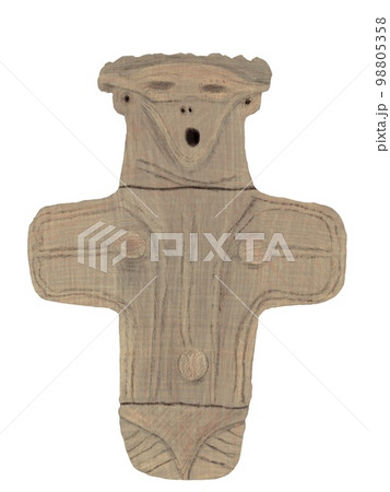 板状土偶のイラスト素材 [98805358] - PIXTA