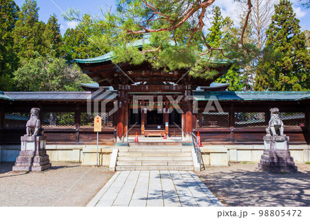 山形米沢のパワースポット 上杉神社 唐門 山形米沢のパワースポット 上杉神社 唐門 98805472