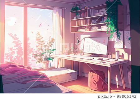 One room in a oneroom apartment AI image  Stock Illustration 98806330   PIXTA