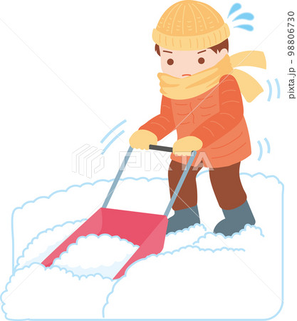 雪かき_スノーダンプ 98806730