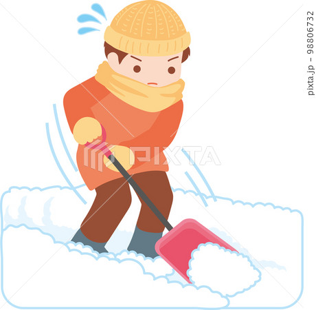 雪かき_スコップ 雪かき_スコップ 98806732