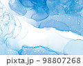 アルコールインク　青　背景素材 98807268