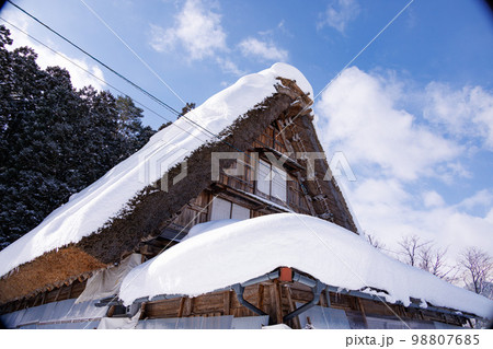 雪の白川郷 雪の白川郷 98807685