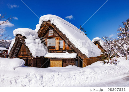 雪の白川郷 雪の白川郷 98807831