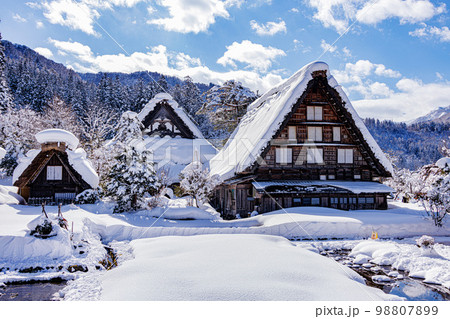 雪の白川郷 雪の白川郷 98807899