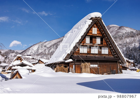 雪の白川郷 雪の白川郷 98807967