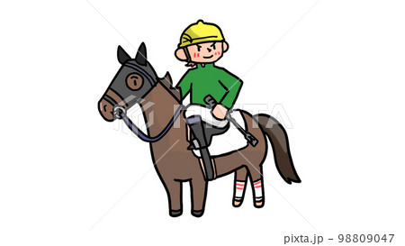 馬のイラスト 98809047