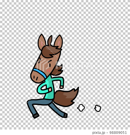 Horse illustration 98809051