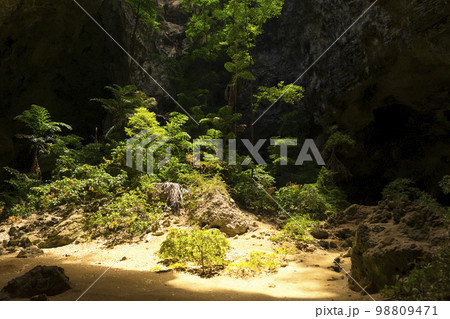 Phraya Nakhon Cave at Prachuap Khiri Khan, Thailand. 98809471