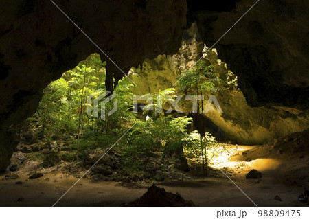 Phraya Nakhon Cave at Prachuap Khiri Khan, Thailand. Phraya Nakhon Cave at Prachuap Khiri Khan, Thailand. 98809475