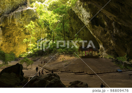 Phraya Nakhon Cave at Prachuap Khiri Khan, Thailand. 98809476