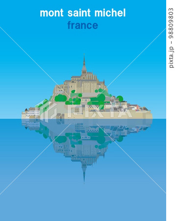 モンサンミシェル mont saint michel ノルマンディー normandy フランス モンサンミシェル mont saint michel ノルマンディー normandy フランス 98809803