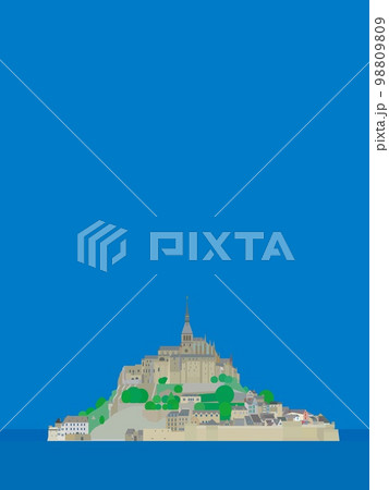 モンサンミシェル mont saint michel ノルマンディー normandy フランス モンサンミシェル mont saint michel ノルマンディー normandy フランス 98809809