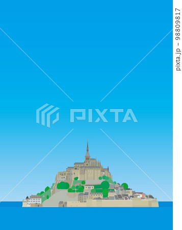 モンサンミシェル mont saint michel ノルマンディー normandy フランス モンサンミシェル mont saint michel ノルマンディー normandy フランス 98809817