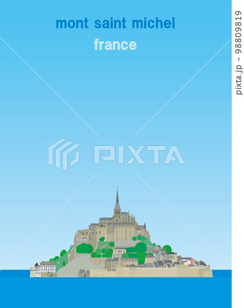モンサンミシェル mont saint michel ノルマンディー normandy フランス モンサンミシェル mont saint michel ノルマンディー normandy フランス 98809819