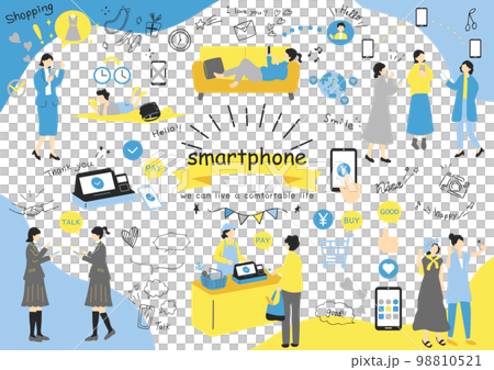 人們享受智能手機 98810521