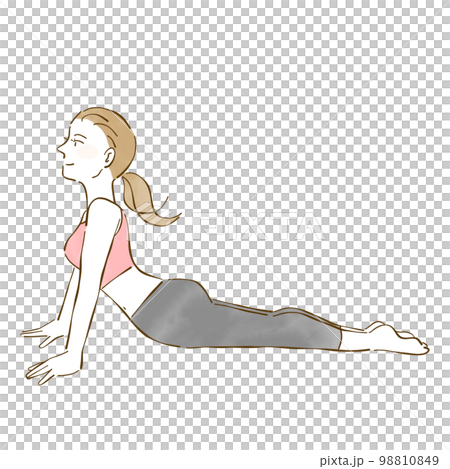 女上犬式上犬式瑜伽 98810849