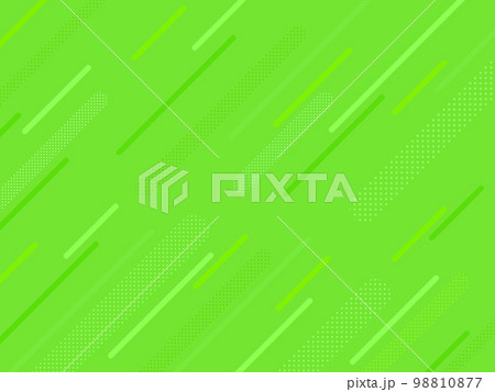 背景画像 ドット 斜線 カジュアル ポップ ベーシック 緑 98810877