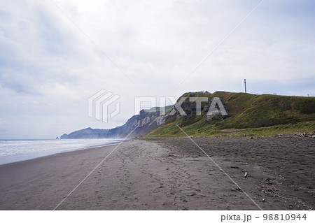 鳴砂海岸(イタンキ浜)とイタンキ丘【北海道室蘭市】 鳴砂海岸(イタンキ浜)とイタンキ丘【北海道室蘭市】 98810944