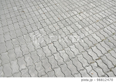 stone brick floor background, construction industry 98812470