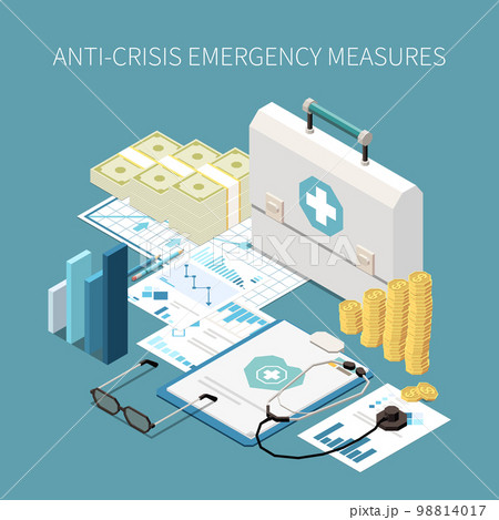 Crisis Management Isometric 98814017