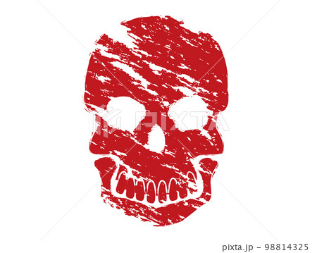 頭蓋骨　髑髏　骸骨 98814325