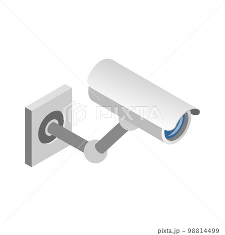 CCTV Camera Isometric Composition 98814499