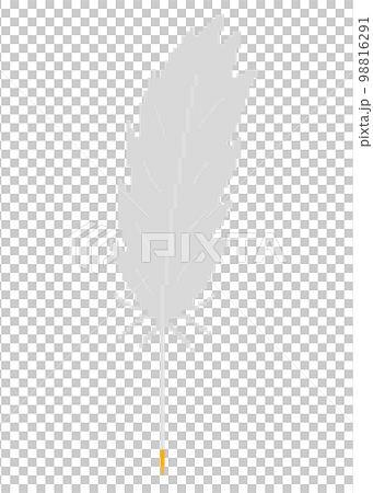 羽毛筆_點圖(橙色) 羽毛筆_點圖(橙色) 98816291