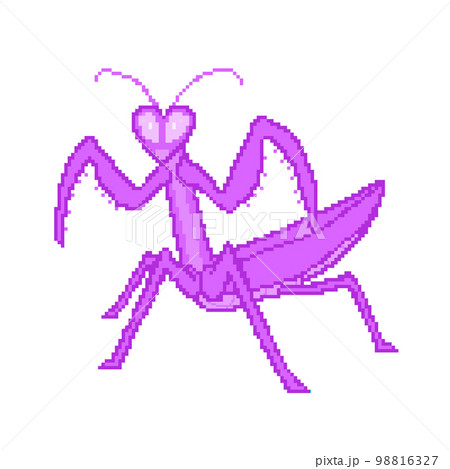 染色絵画　カマキリ 染色絵画 カマキリ