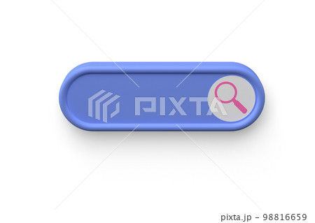 hardcover image for bandages with search icon with a magnifying glass printed in the right corner on white background. 3d render. 98816659