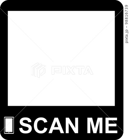 millimeter Villig krydstogt Scan me QR code icon on white background. QR... - Stock Illustration  [98816739] - PIXTA