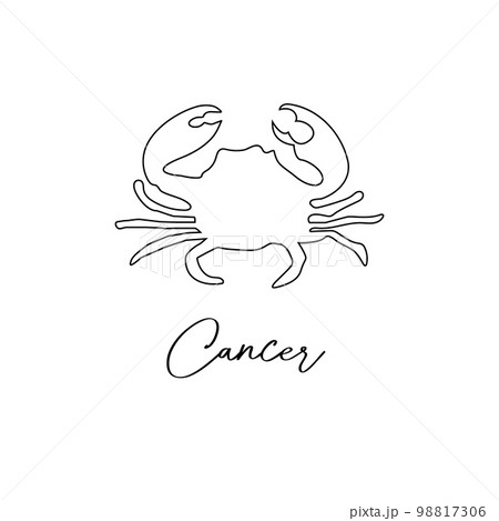 Astrology zodiac sign Cancer horoscope symbol in 98817306