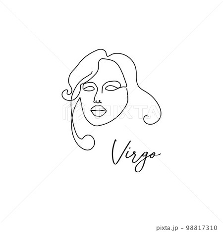 Astrology zodiac sign Virgo horoscope symbol in Astrology zodiac sign Virgo horoscope symbol in 98817310