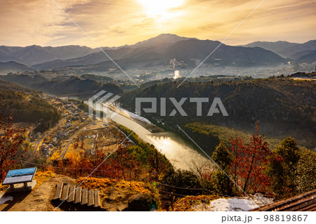 苗木城跡からの景観 98819867