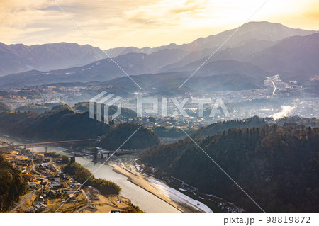 苗木城跡からの景観 98819872