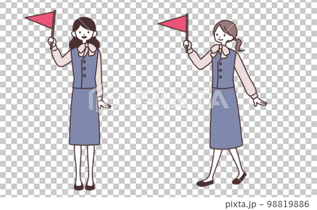 Tour guide woman 98819886