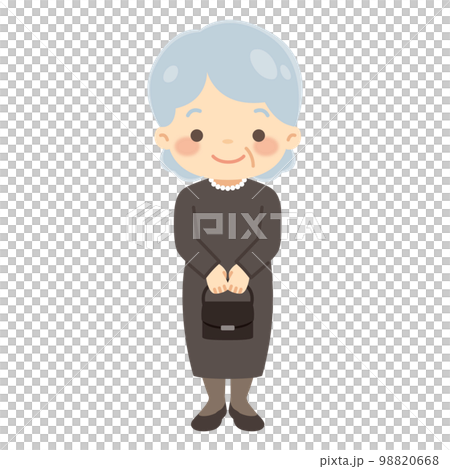 喪服のおばあちゃん 98820668