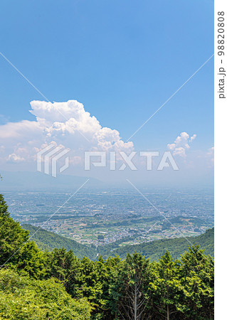山梨県南アルプス市 県民の森 展望台 山梨県南アルプス市 県民の森 展望台 98820808