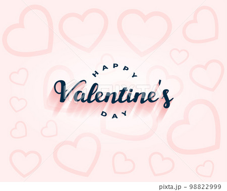 happy valentine's day heart pattern lovely background happy valentine's day heart pattern lovely background 98822999